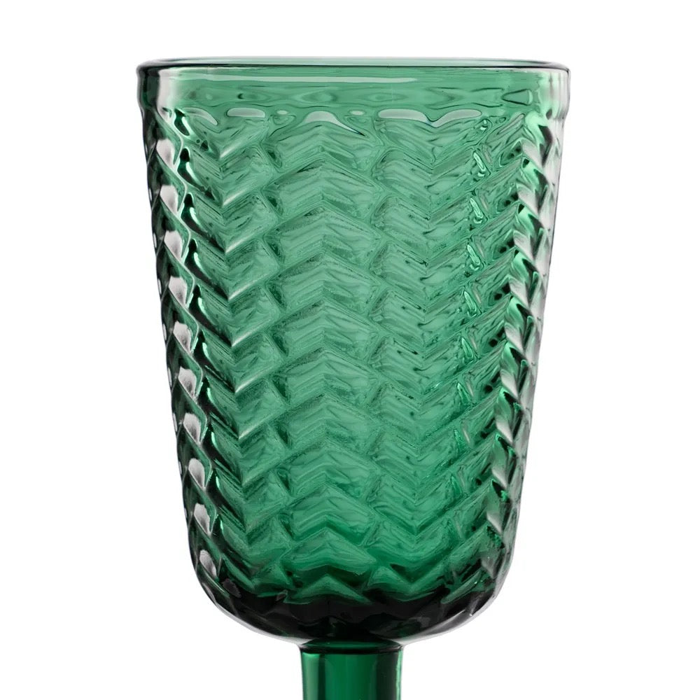 Set de 6 Copas Emerald Glass - #pino_y_jacaranda#