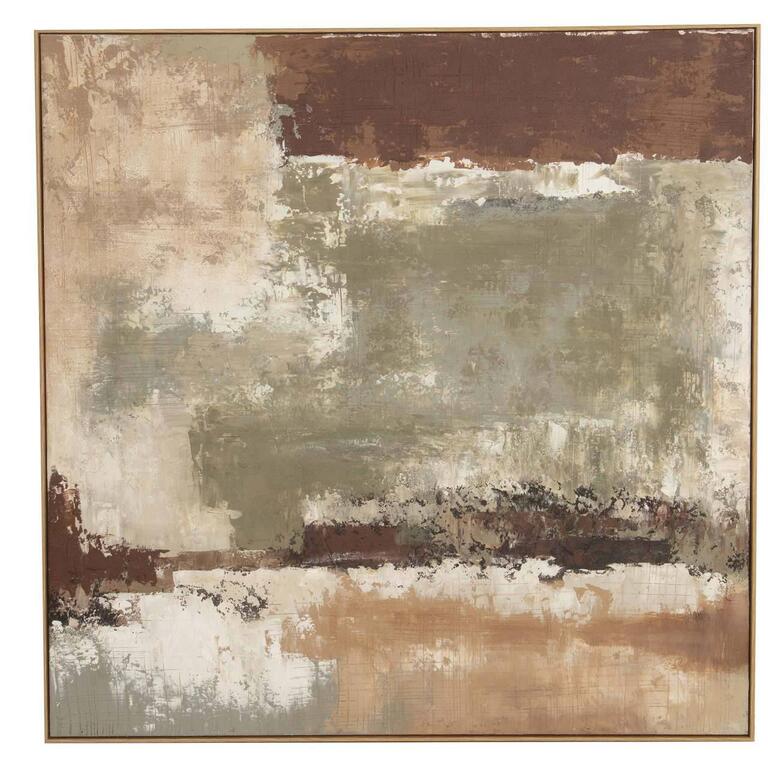 Cuadro Abstracto Horizontes - #pino_y_jacaranda#