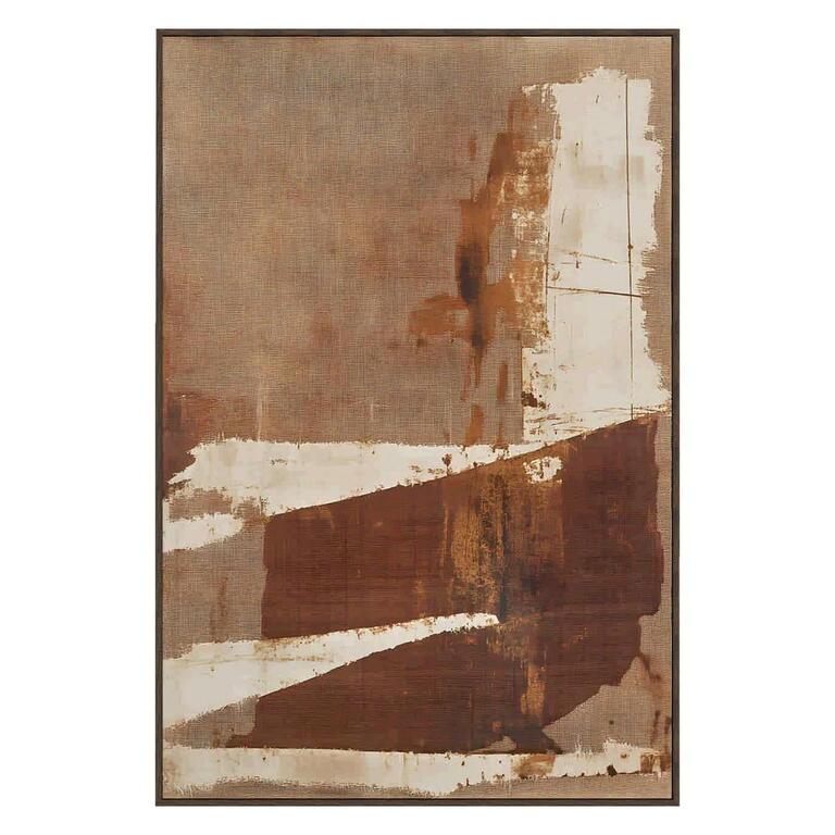 Cuadro Abstracto Arcilla - #pino_y_jacaranda#