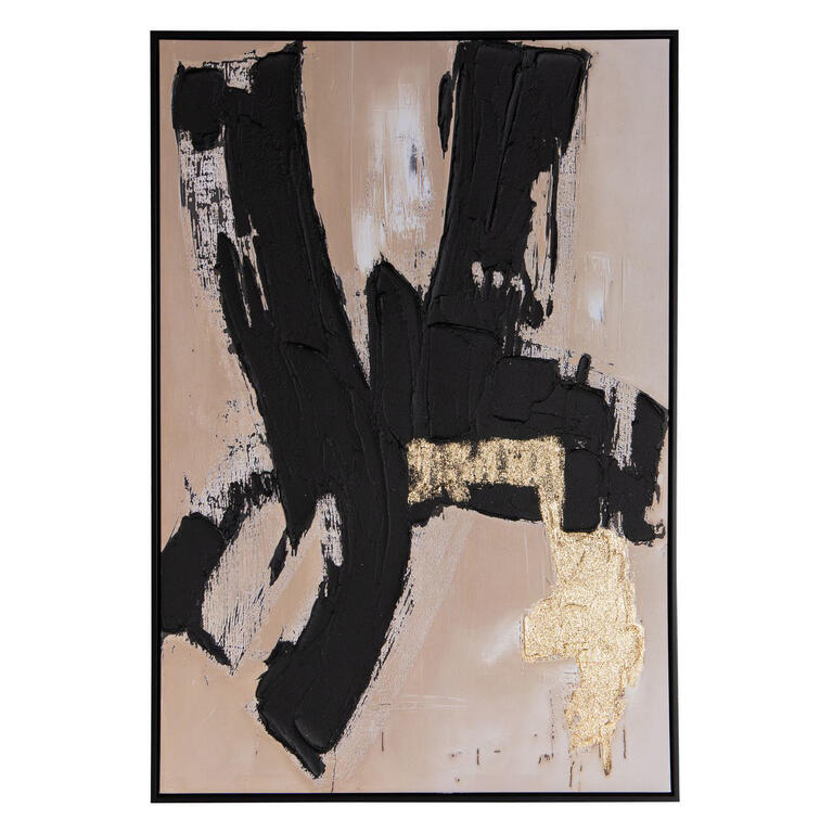 Cuadro Abstracto Contraste - #pino_y_jacaranda#