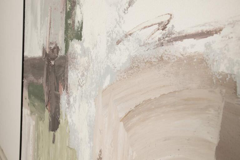Cuadro Abstracto Sereno - #pino_y_jacaranda#