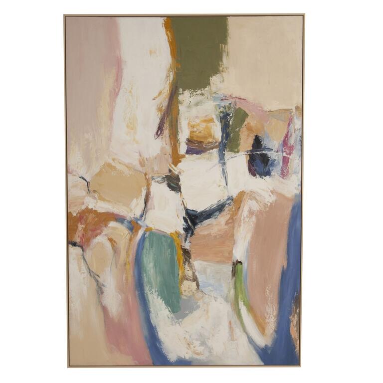 Cuadro Abstracto Suave - #pino_y_jacaranda#