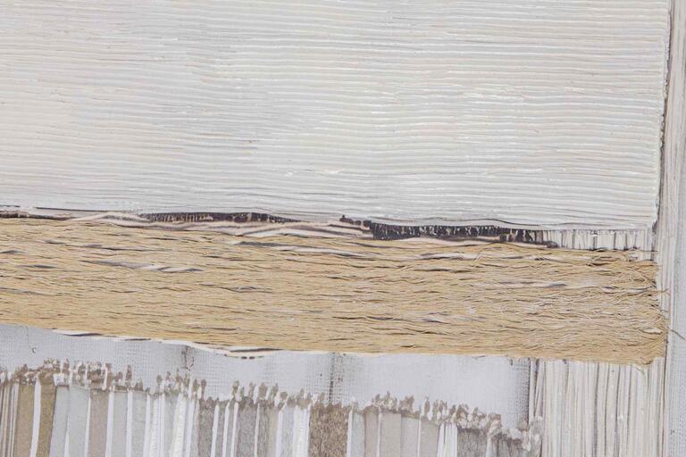 Cuadro Abstracto Textura Natural - #pino_y_jacaranda#