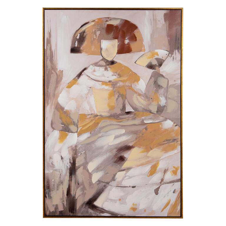 Cuadro Menina Aurea - #pino_y_jacaranda#