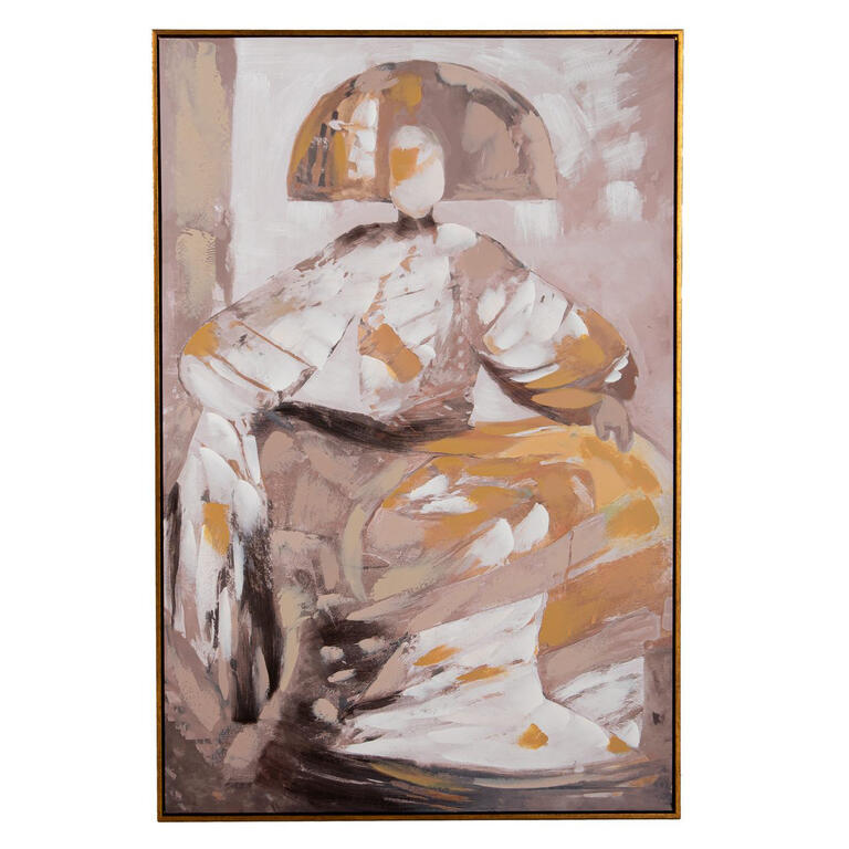 Cuadro Menina Aurea - #pino_y_jacaranda#