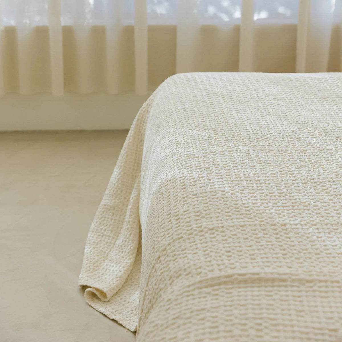 Cubrecama Gofre Colección Santa Luzia - #pino_y_jacaranda#