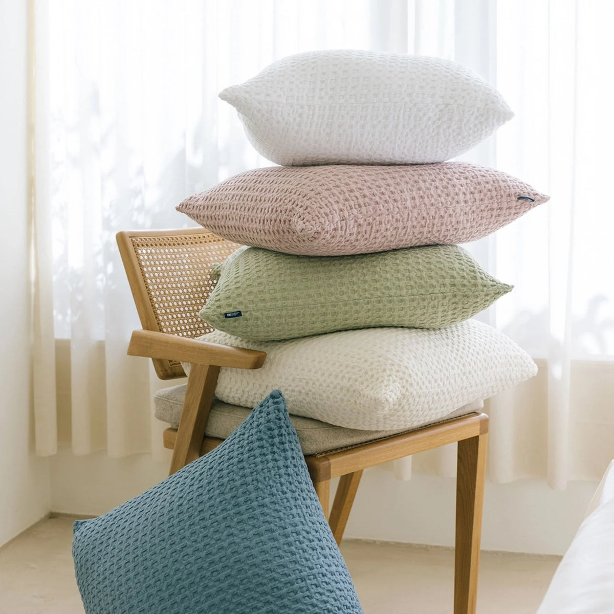 Cubrecama Gofre Colección Santa Luzia - #pino_y_jacaranda#