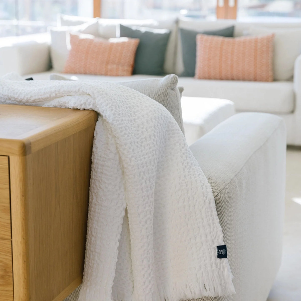 Cubrecama Gofre Colección Santa Luzia - #pino_y_jacaranda#