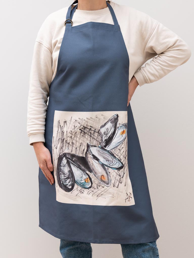 Delantal Mejillones - #pino_y_jacaranda#