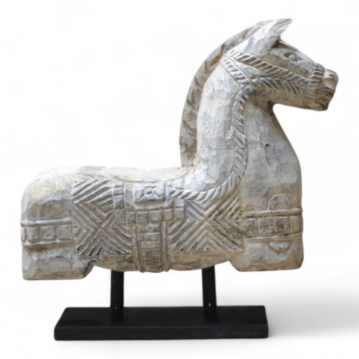 Escultura Caballo Troyano - #pino_y_jacaranda#