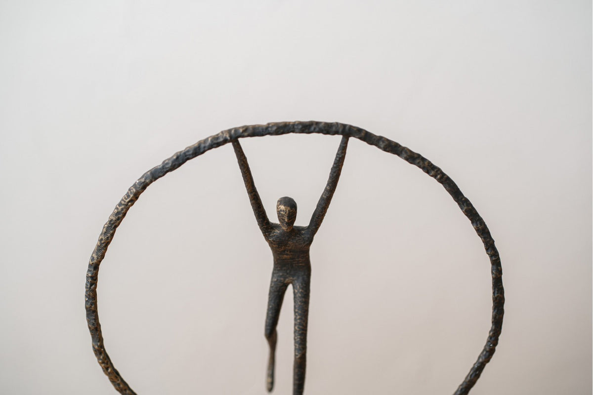 Escultura Círculo Vital - #pino_y_jacaranda#