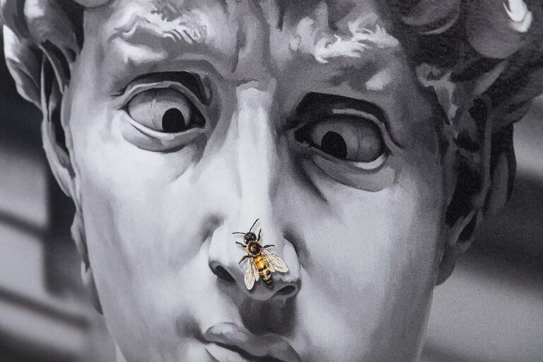 Cuadro Escultura Clásica Pop - #pino_y_jacaranda#