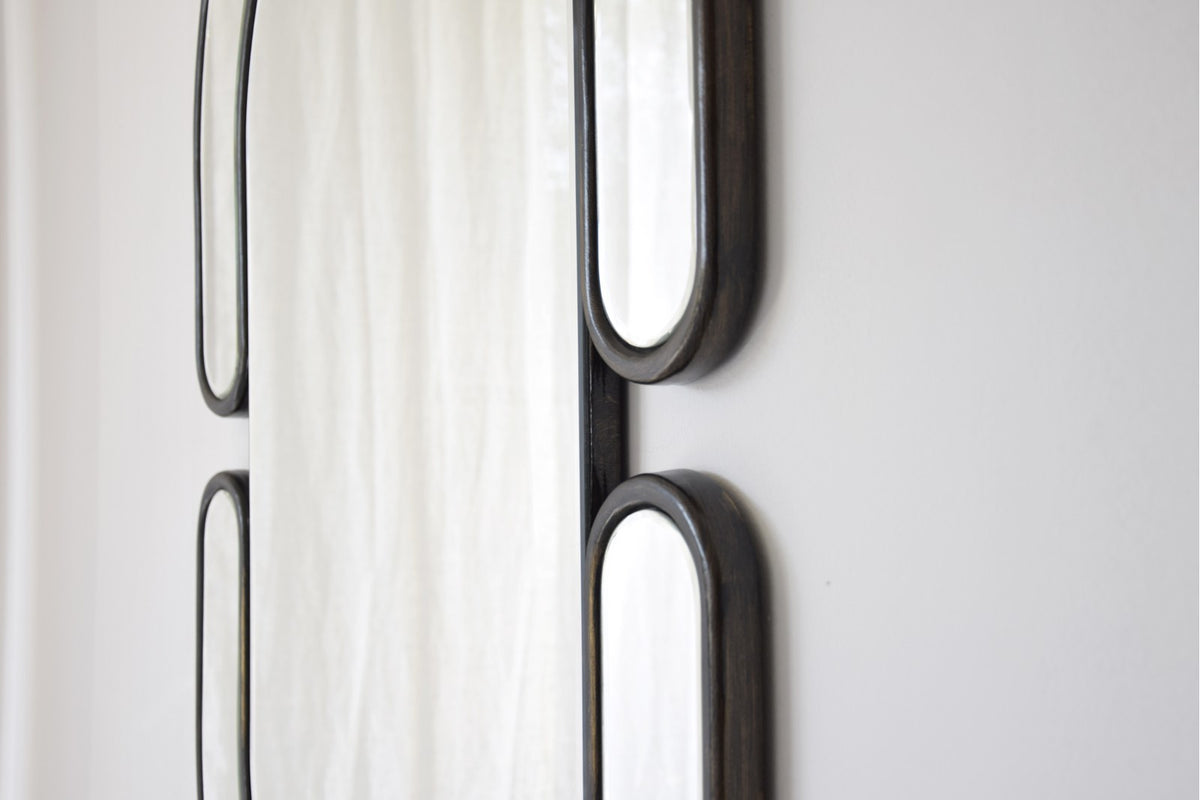 Espejo Decorativo Novara Oval - #pino_y_jacaranda#