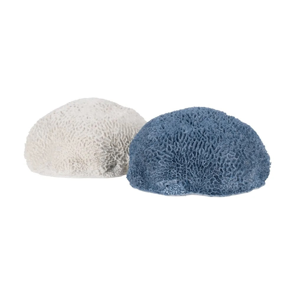 Figura Decorativa Resinada Esponja Coral Azul - #pino_y_jacaranda#