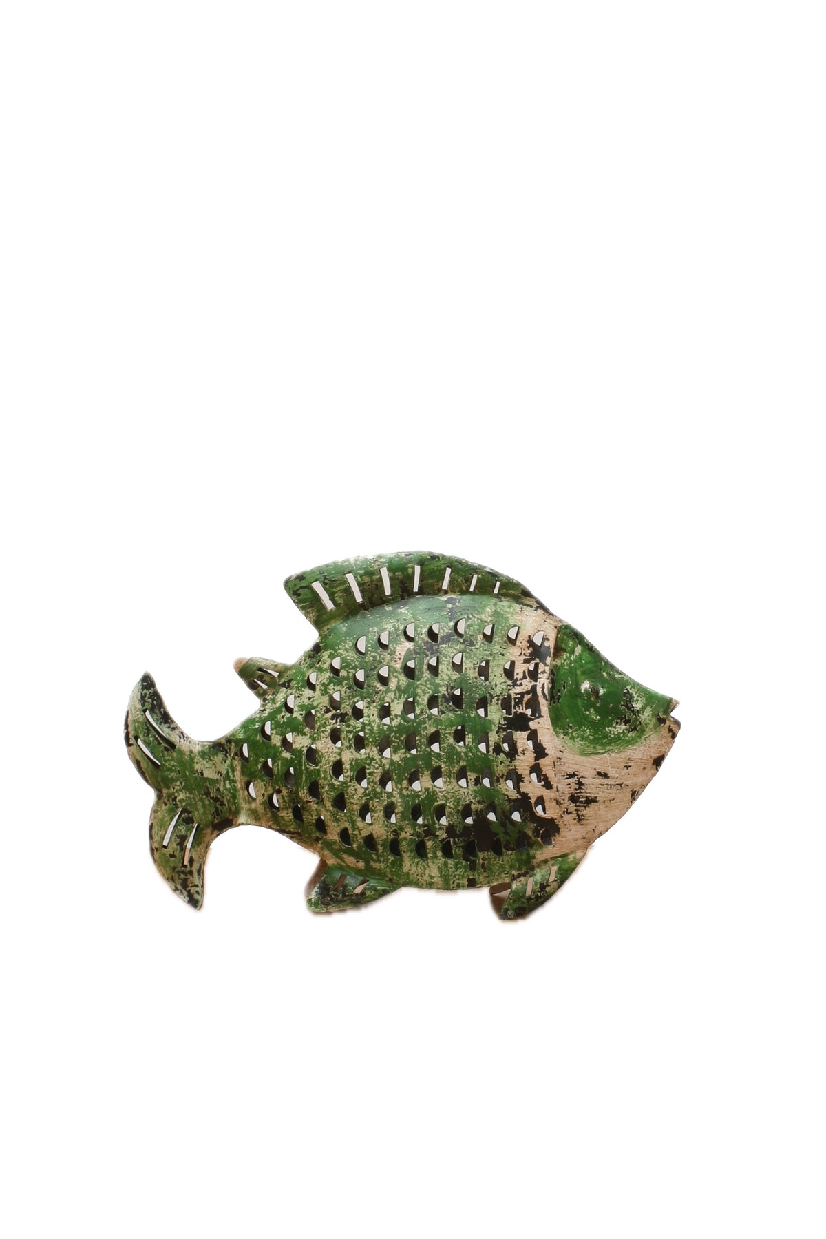Pez de Hierro Antiguo Verde Beige - #pino_y_jacaranda#