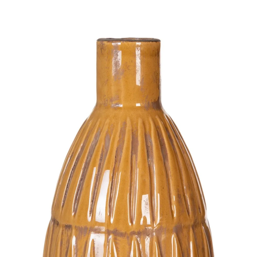 Jarrón Ámbar Artesanal - #pino_y_jacaranda#