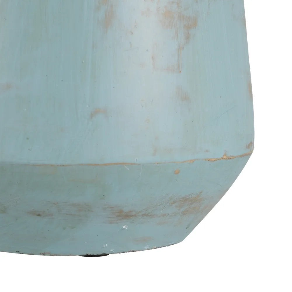 Jarrón Turquesa Terracota - #pino_y_jacaranda#