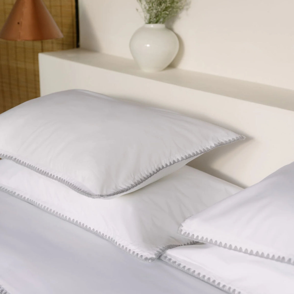 Fundas de Almohada Percal Cascais - #pino_y_jacaranda#