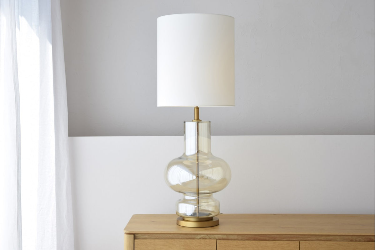Lámpara de Sobremesa Ámbar Loft - #pino_y_jacaranda#