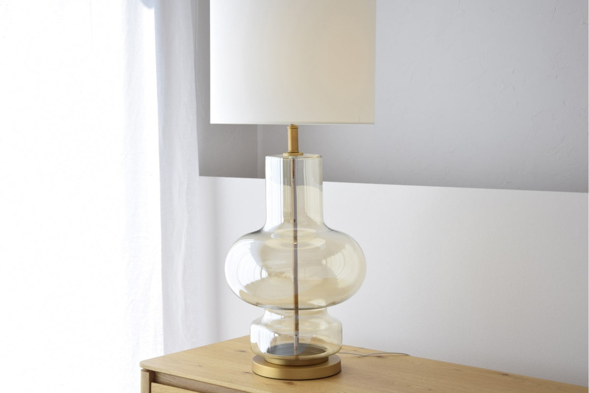 Lámpara de Sobremesa Ámbar Loft - #pino_y_jacaranda#