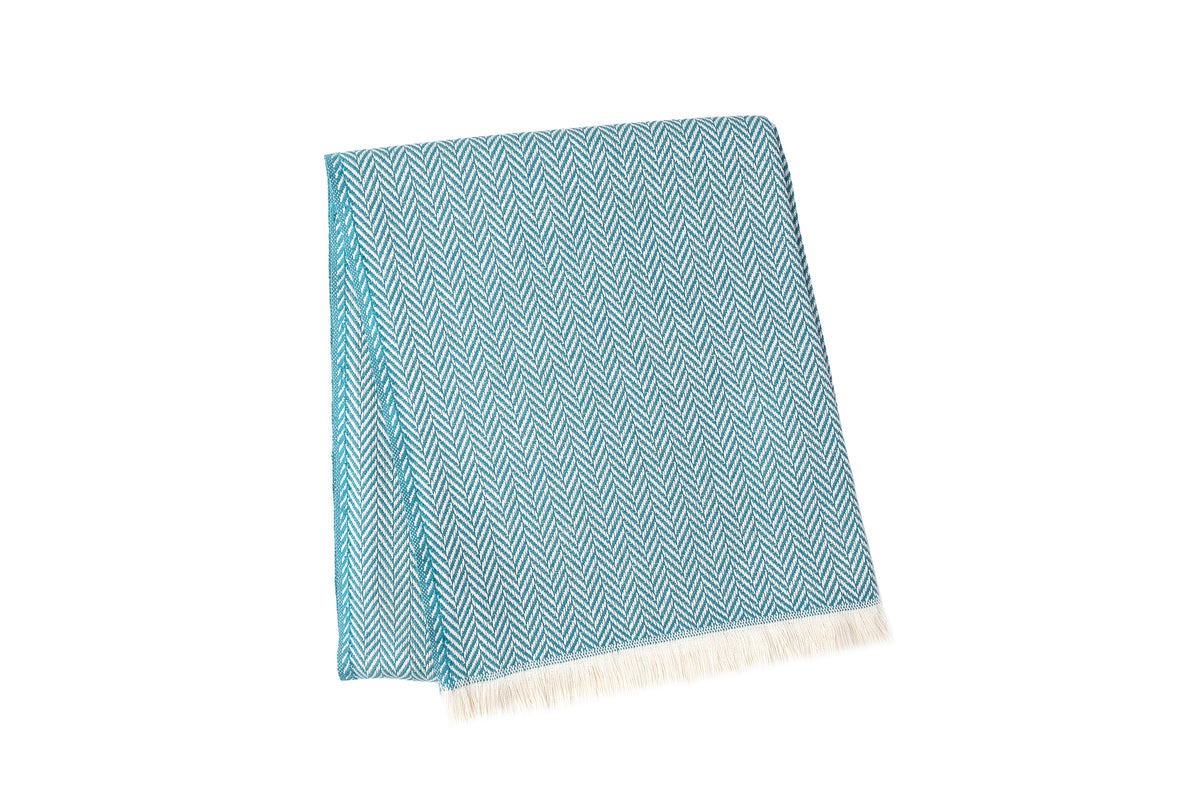 Manta de Verano Summer Plaid Skyline Soft - #pino_y_jacaranda#
