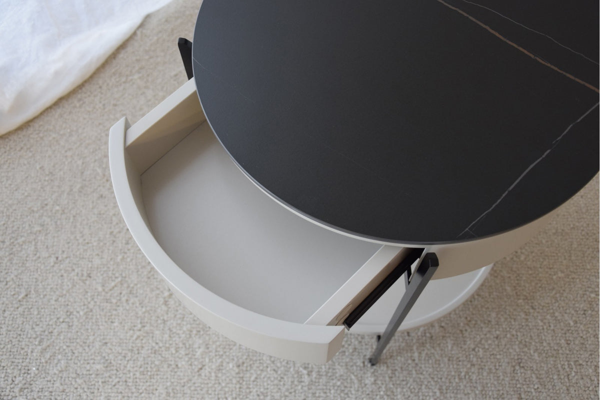 Mesa Auxiliar Luna Arc - #pino_y_jacaranda#