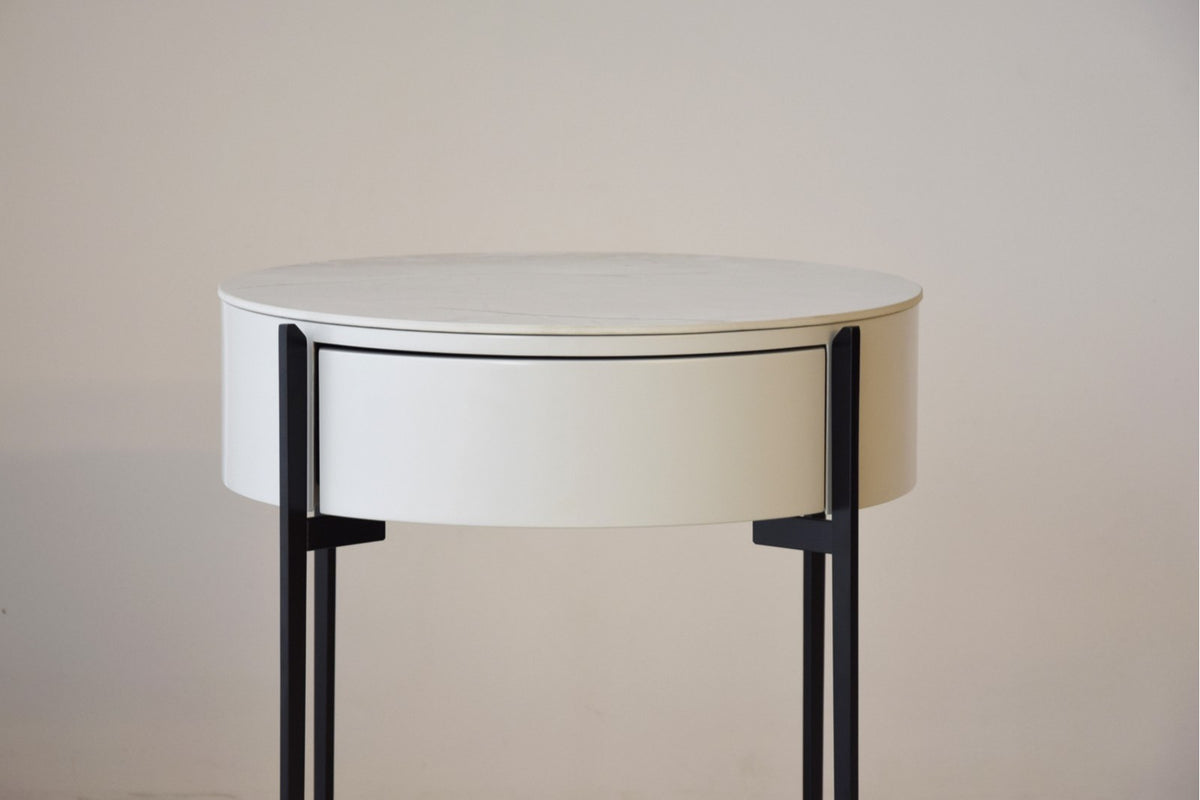 Mesa Auxiliar Luna Arc - #pino_y_jacaranda#