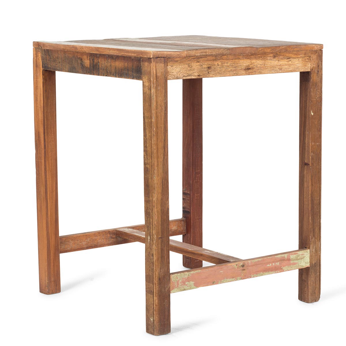 Mesa Auxiliar Cuadrada Tonel - #pino_y_jacaranda#