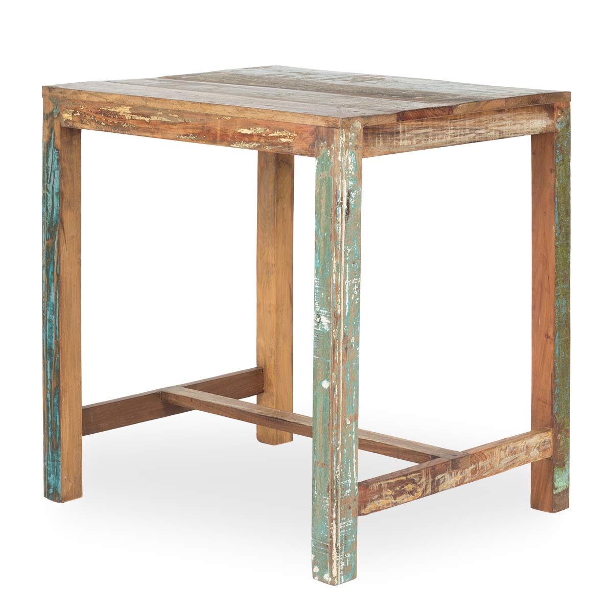 Mesa Auxiliar Cuadrada Tonel - #pino_y_jacaranda#
