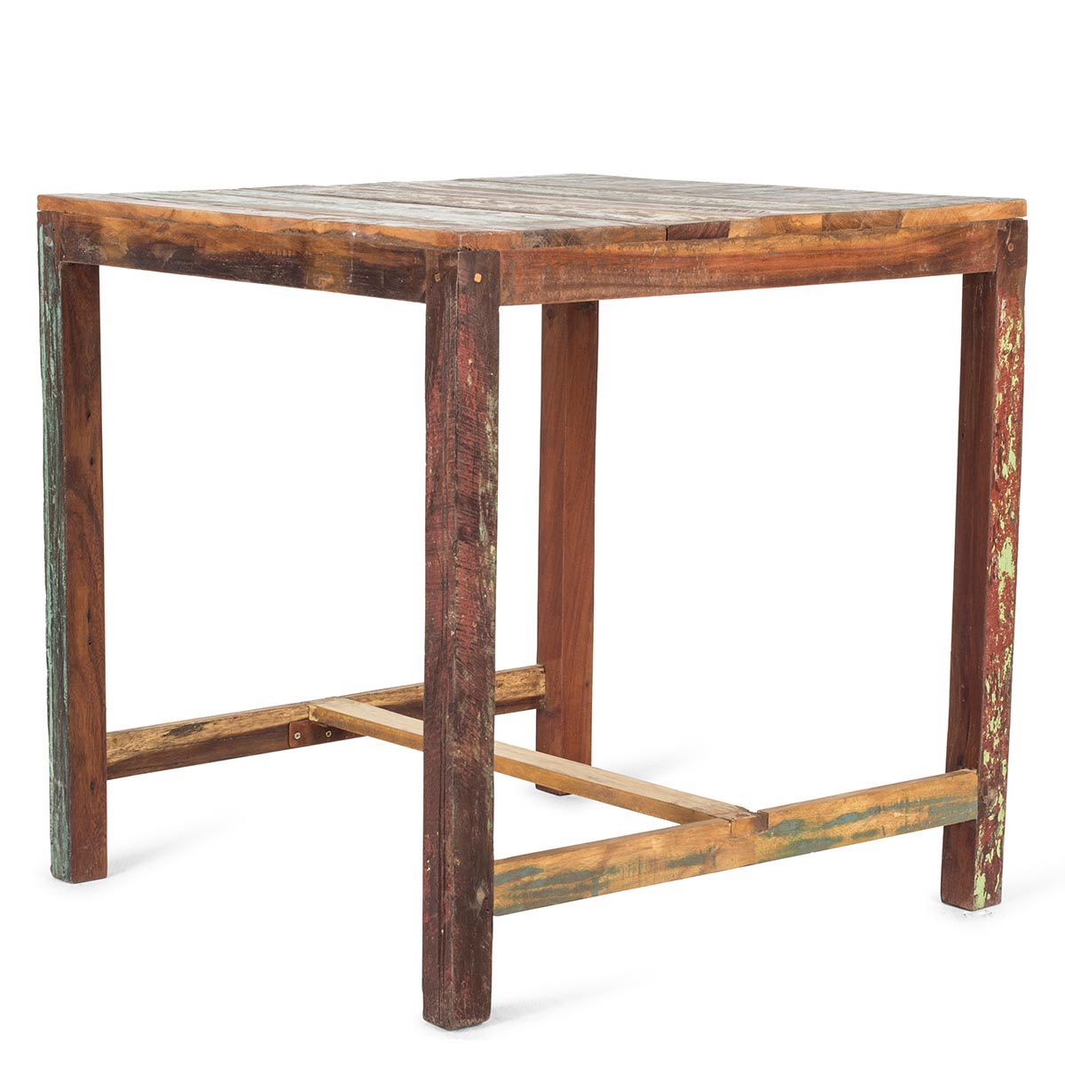 Mesa Auxiliar Cuadrada Tonel - #pino_y_jacaranda#