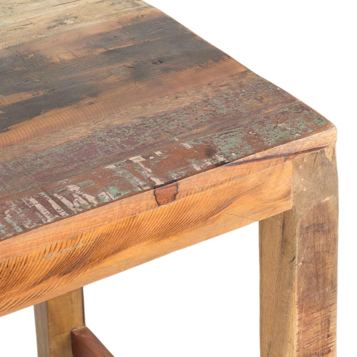 Mesa Auxiliar Cuadrada Tonel - #pino_y_jacaranda#