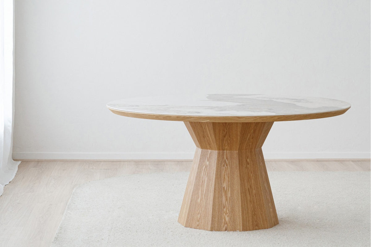 Mesa Comedor Etna Circular - #pino_y_jacaranda#