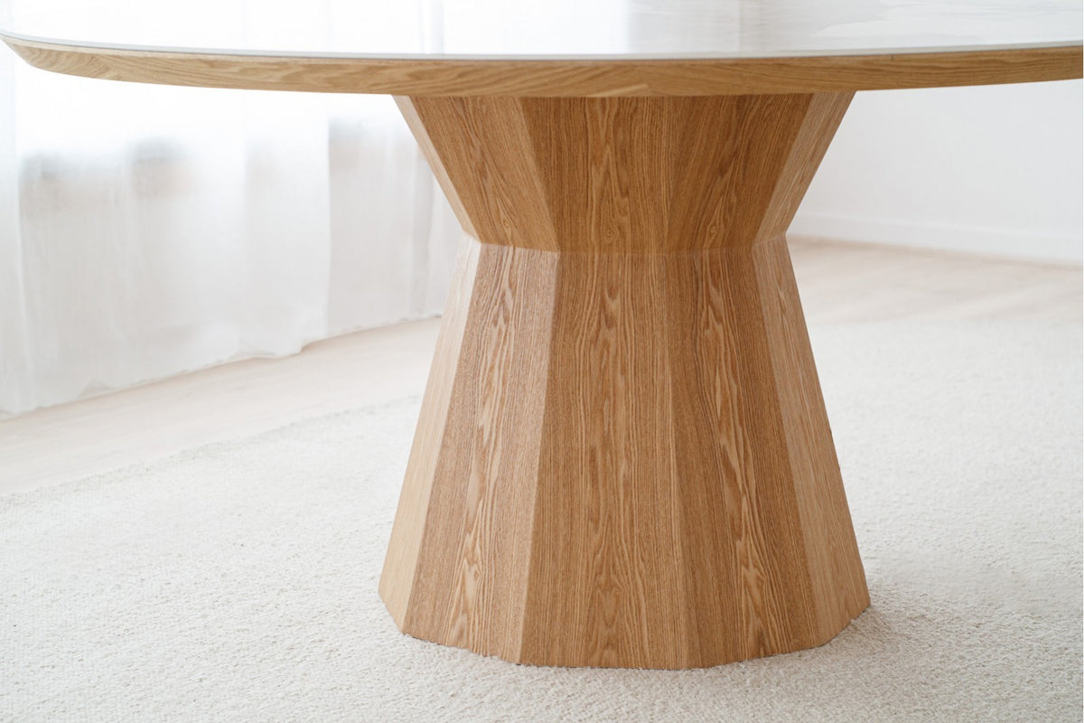 Mesa Comedor Etna Circular - #pino_y_jacaranda#