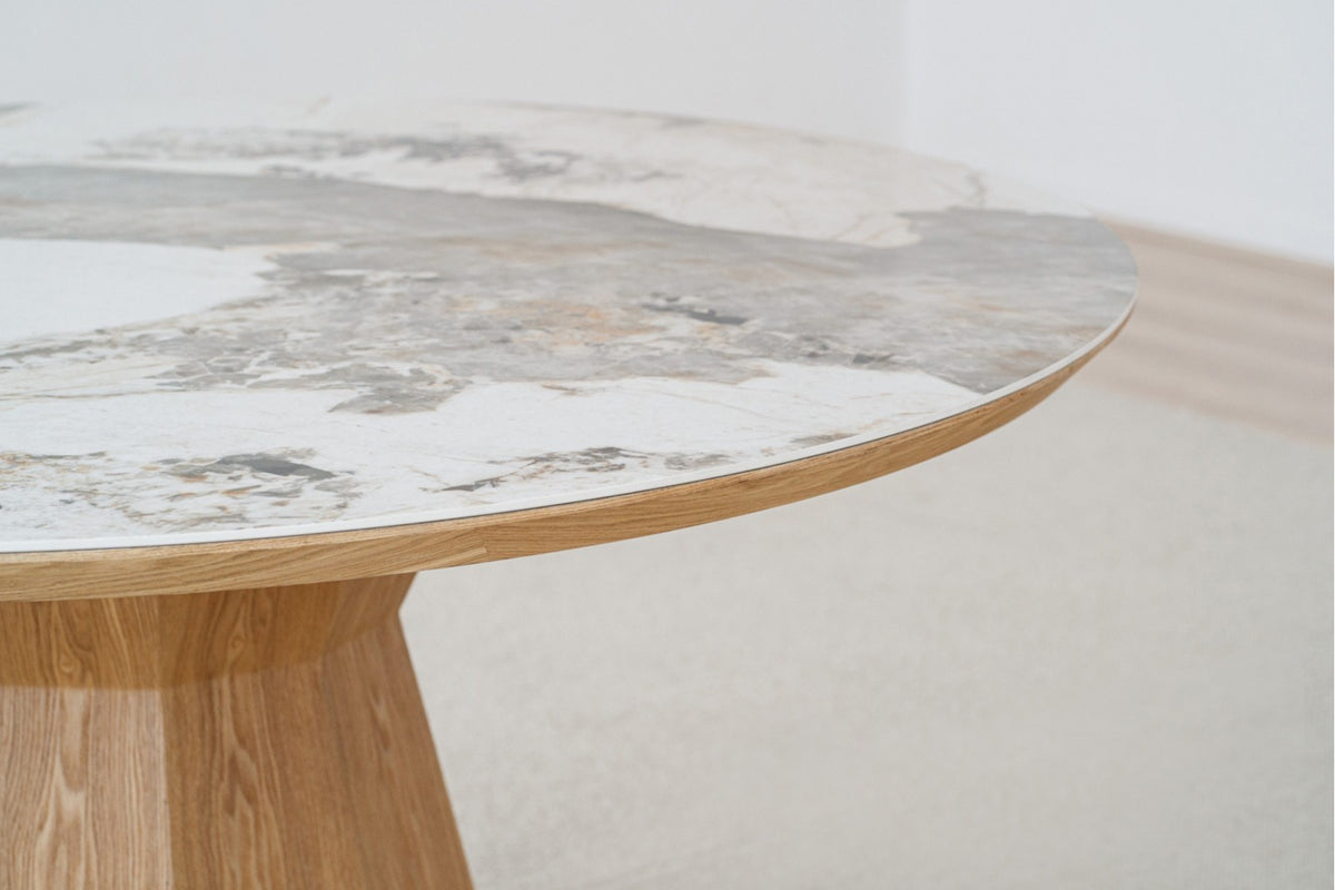 Mesa Comedor Etna Circular - #pino_y_jacaranda#