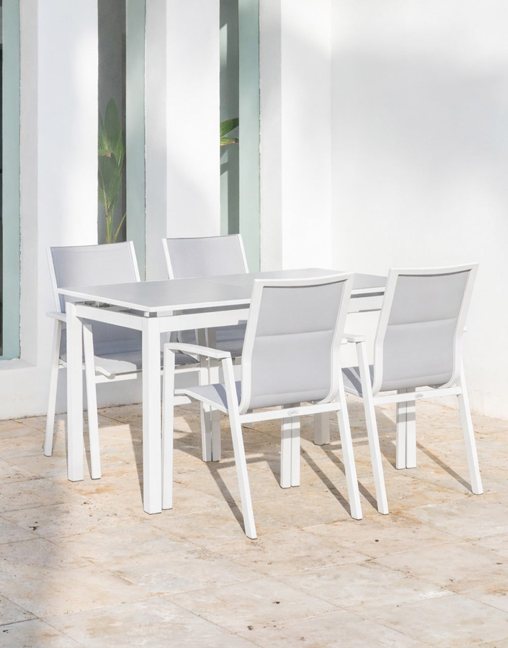 Mesa Extensible de Exterior Atlas - #pino_y_jacaranda#