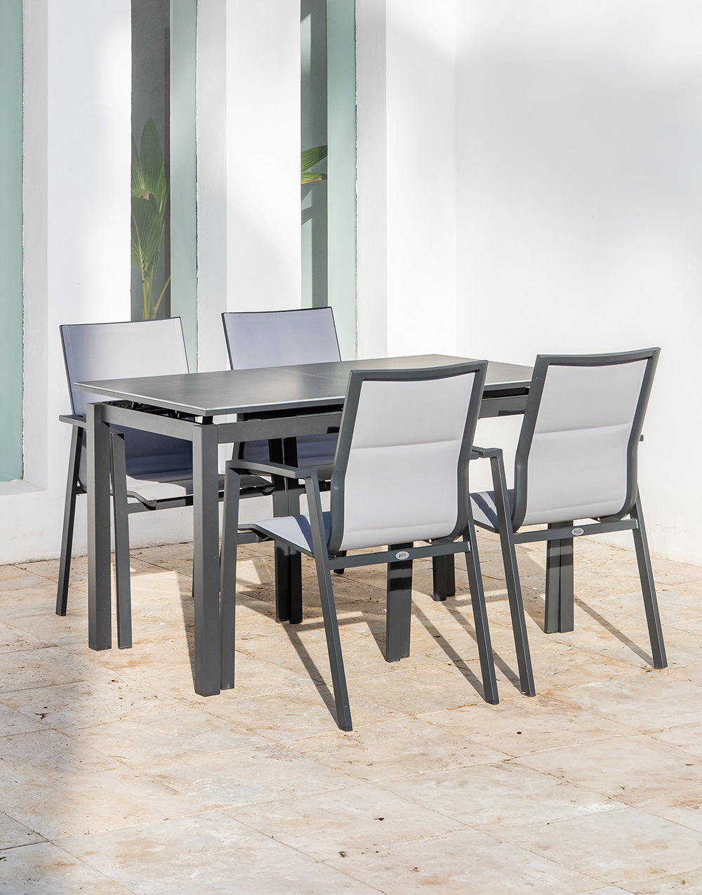 Mesa Extensible de Exterior Atlas - #pino_y_jacaranda#