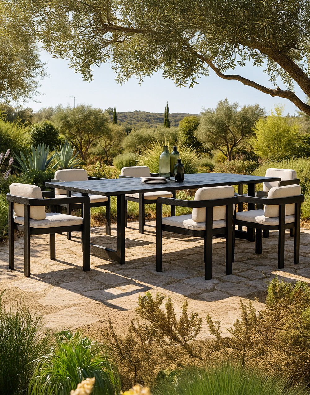 Mesa de Exterior Ébano - #pino_y_jacaranda#