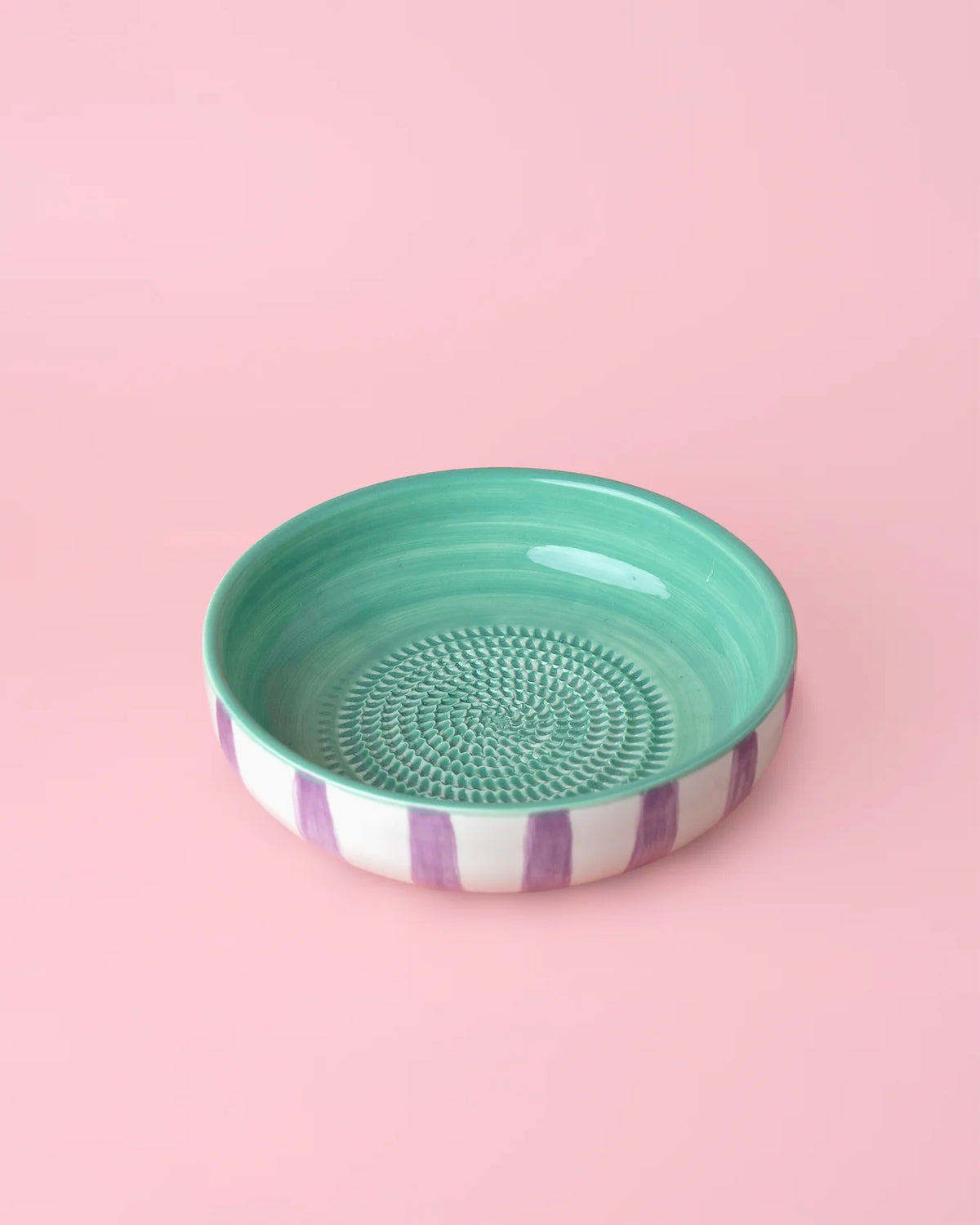 Plato Rallador de Cerámica Esmeralda - #pino_y_jacaranda#
