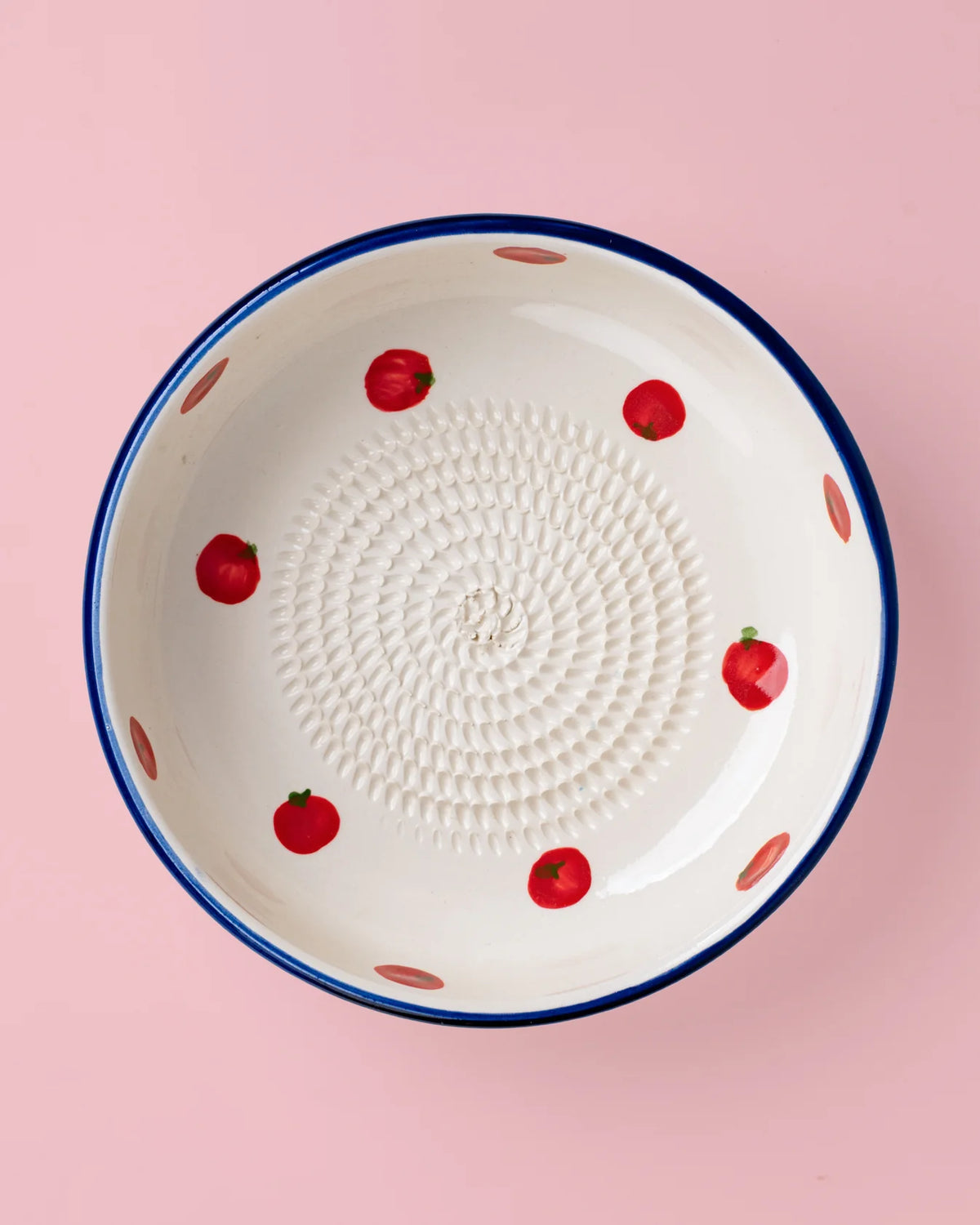 Plato Rallador de Cerámica Pomodoro - #pino_y_jacaranda#