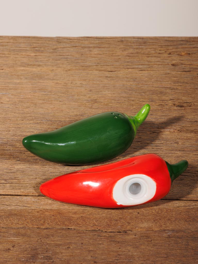 Juego de Salero y Pimentero Jalapeños - #pino_y_jacaranda#