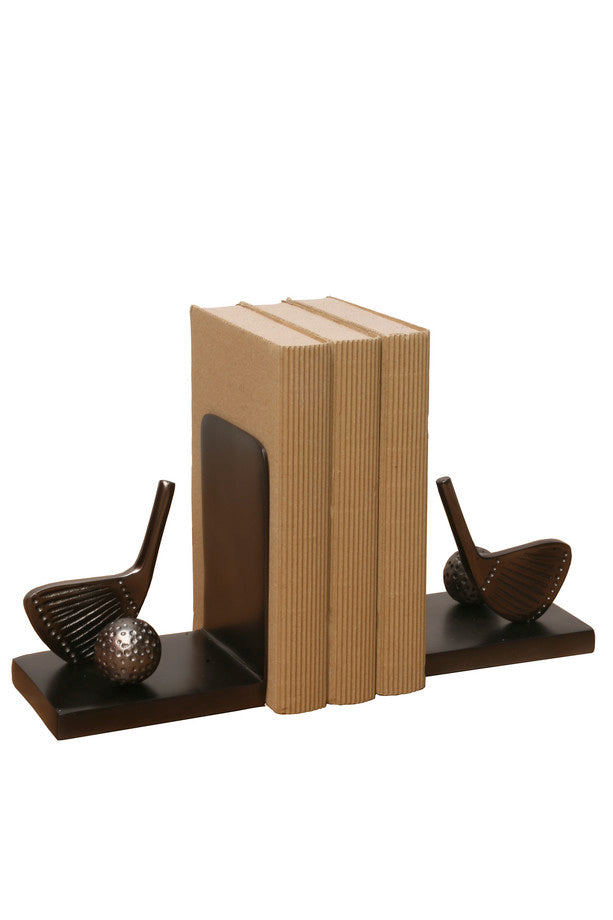 Sujetalibros de aluminio Golf - #pino_y_jacaranda#