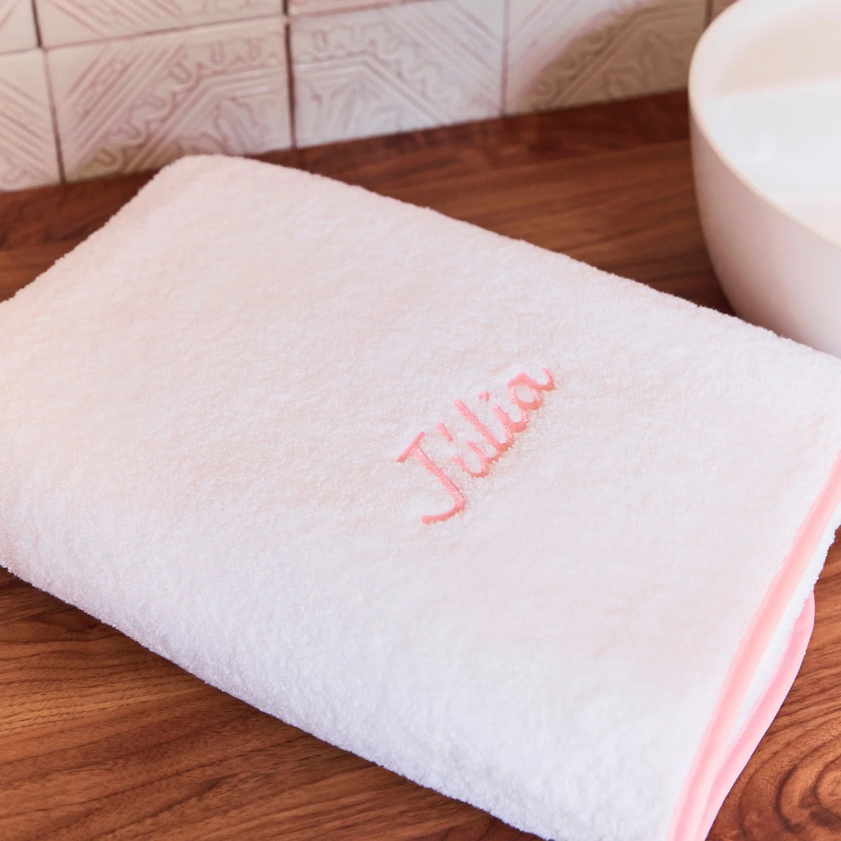 Juegos de Toallas Mira Rosa Bebé - #pino_y_jacaranda#