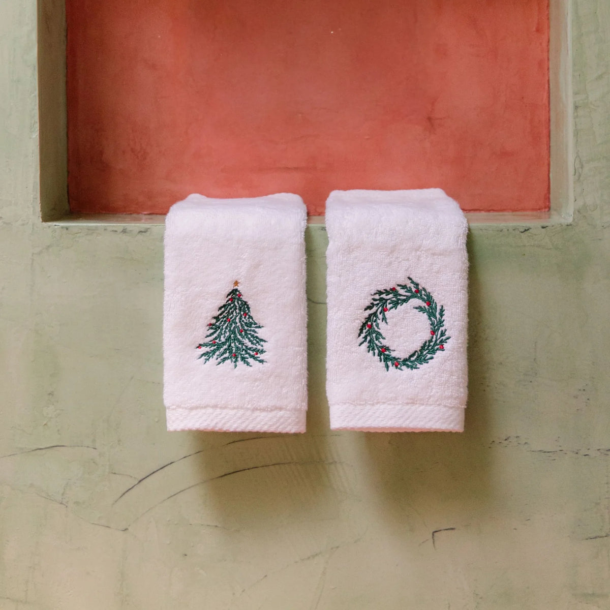 Juegos de Toallas Navideñas - #pino_y_jacaranda#