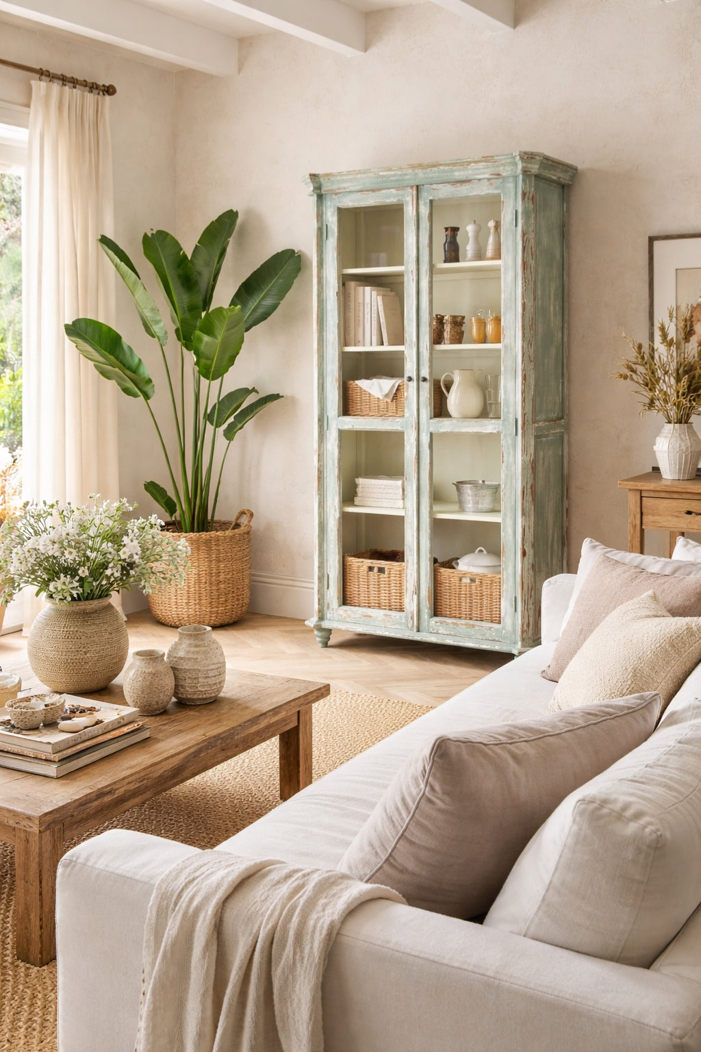 Vitrina Verde Agua Salón 101 - #pino_y_jacaranda#