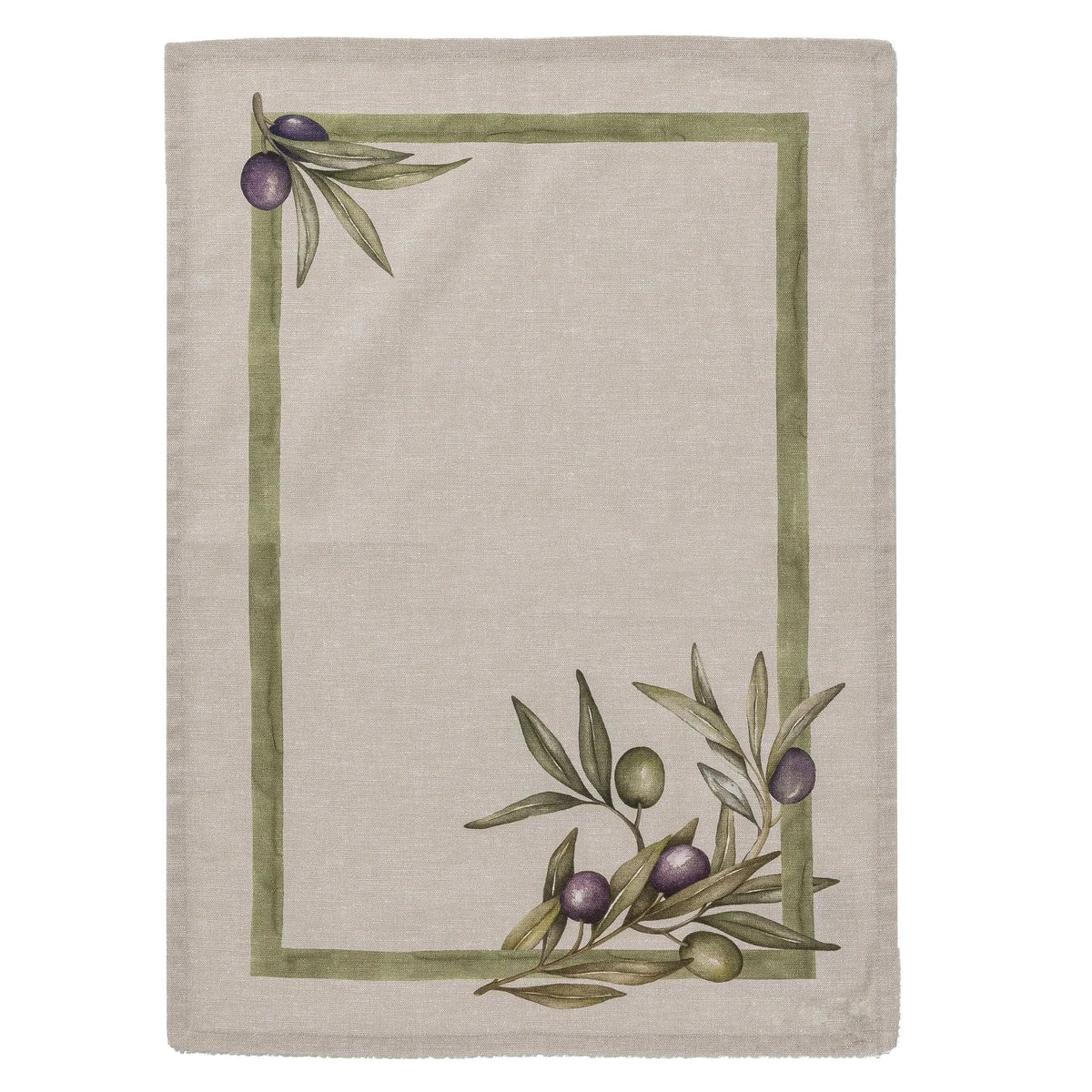 Set de 2 Paños de Cocina Verde Olivo - pino_y_jacaranda