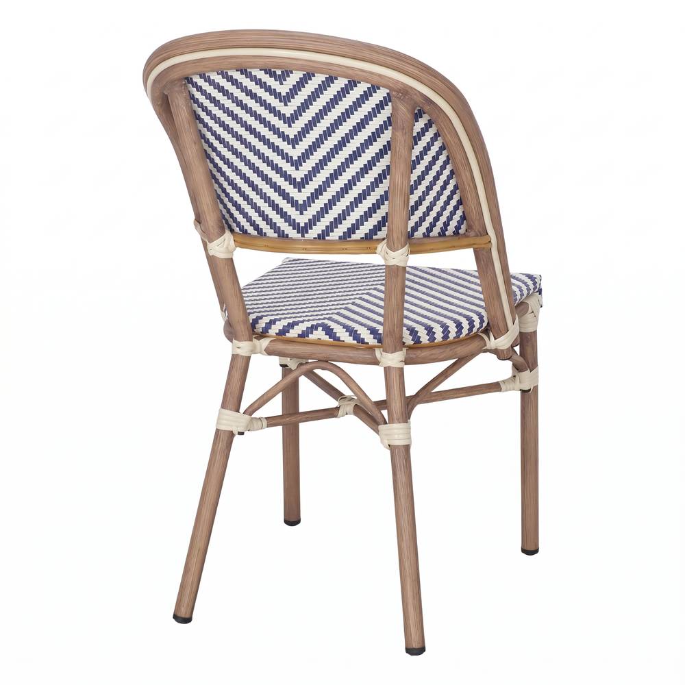 Set de 2 sillas de exterior de aluminio Alessia