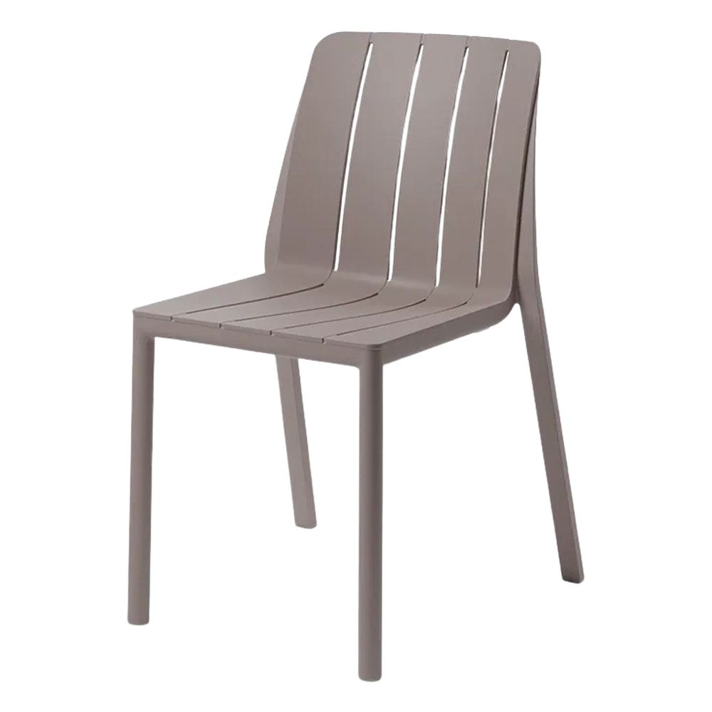 Set de 2 sillas de exterior de polipropileno Esteban
