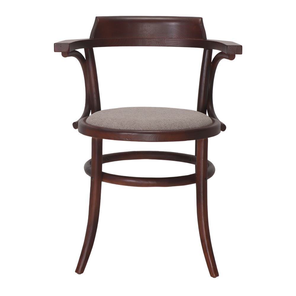 Set de 2 sillas de madera con brazos Tania
