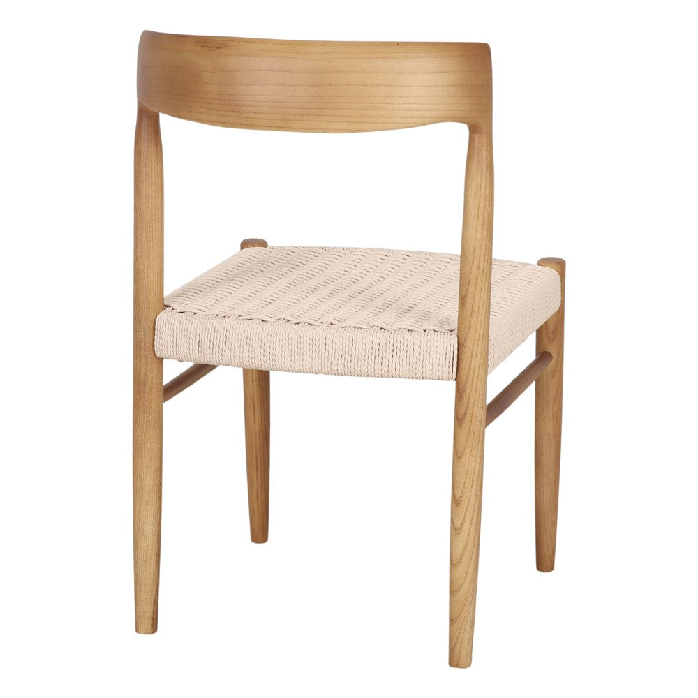 Set de 2 sillas de madera de olmo Aida