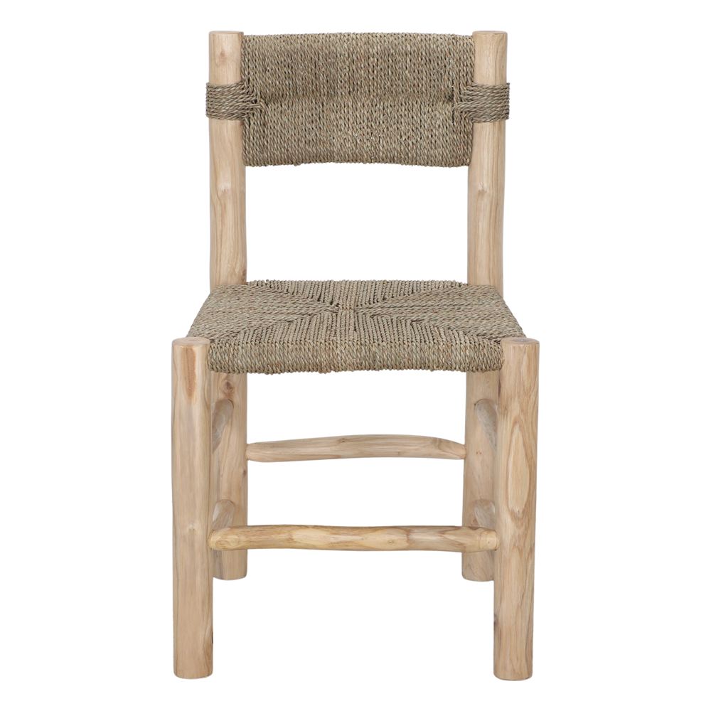 Set de 2 sillas de madera tropical Felipa